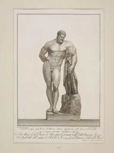 Ercole in Riposo, by Francesco Piranesi