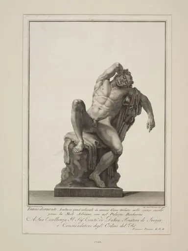 Fauno Dormente, by Francesco Piranesi