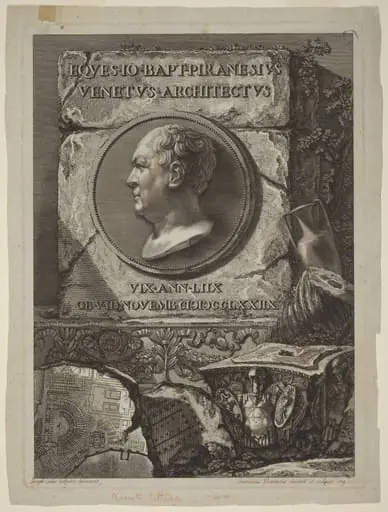 Giovanni Battista Piranesi, by Francesco Piranesi