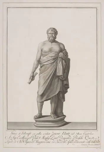 Statua di Filosofo, by Francesco Piranesi