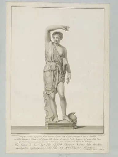 Statue of an Amazon, by Francesco Piranesi