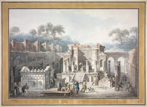 The Temple of Isis at Pompeii, by Francesco Piranesi