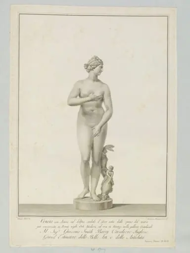 Venus and Cupid, by Francesco Piranesi