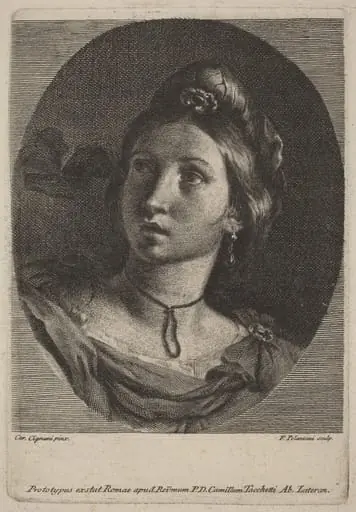 Head of a Young Woman, by Francesco Polanzani