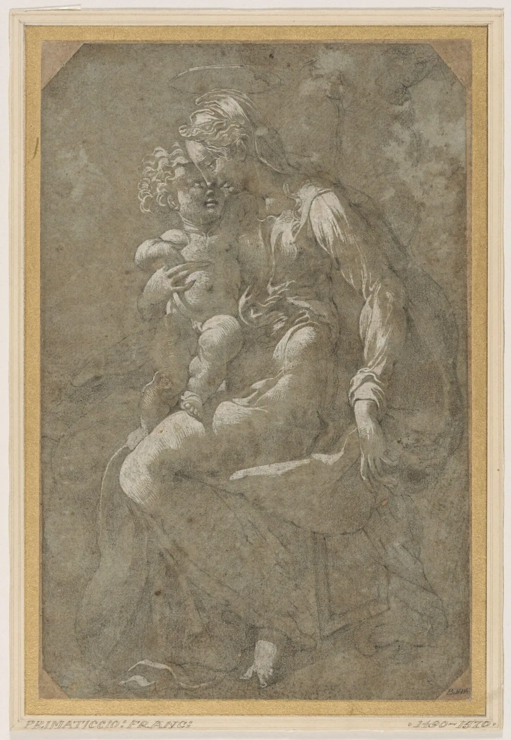 Madonna and Child, by Francesco Primaticcio, 1504