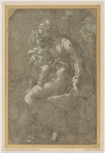 Madonna and Child, by Francesco Primaticcio