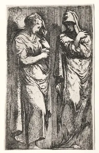 Two Roman Women, by Francesco Primaticcio