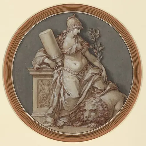 Allegory of Fortitude, by Francesco Rosaspina