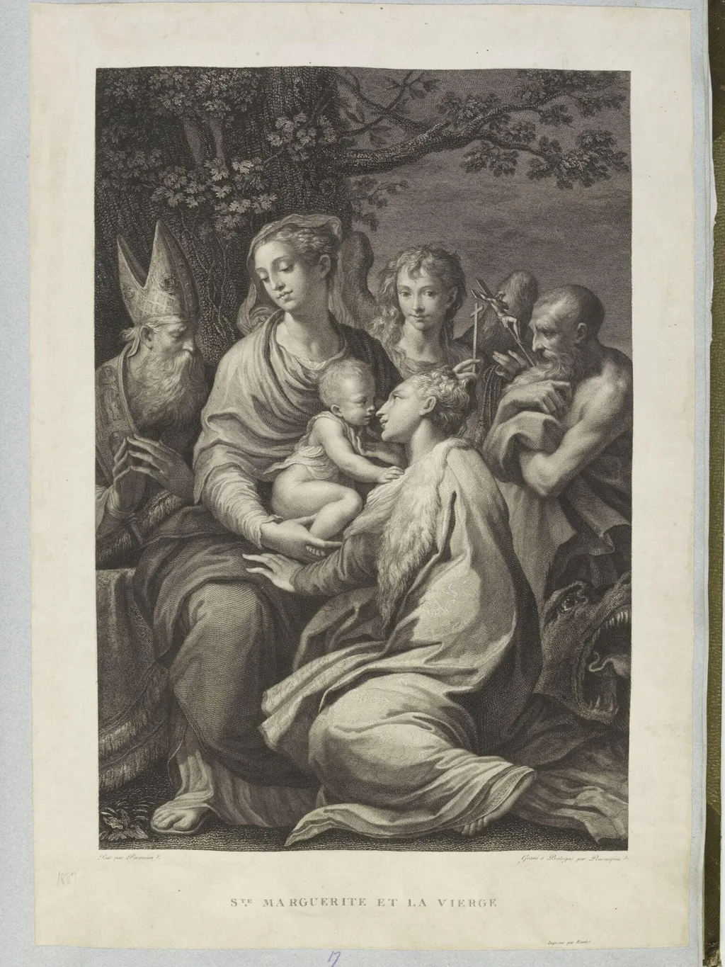 Virgin and Child, by Francesco Rosaspina