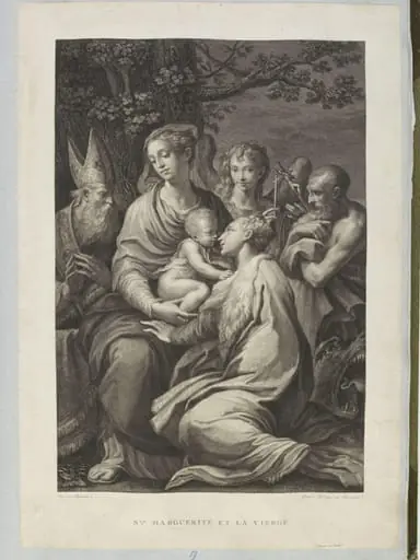 Virgin and Child, by Francesco Rosaspina
