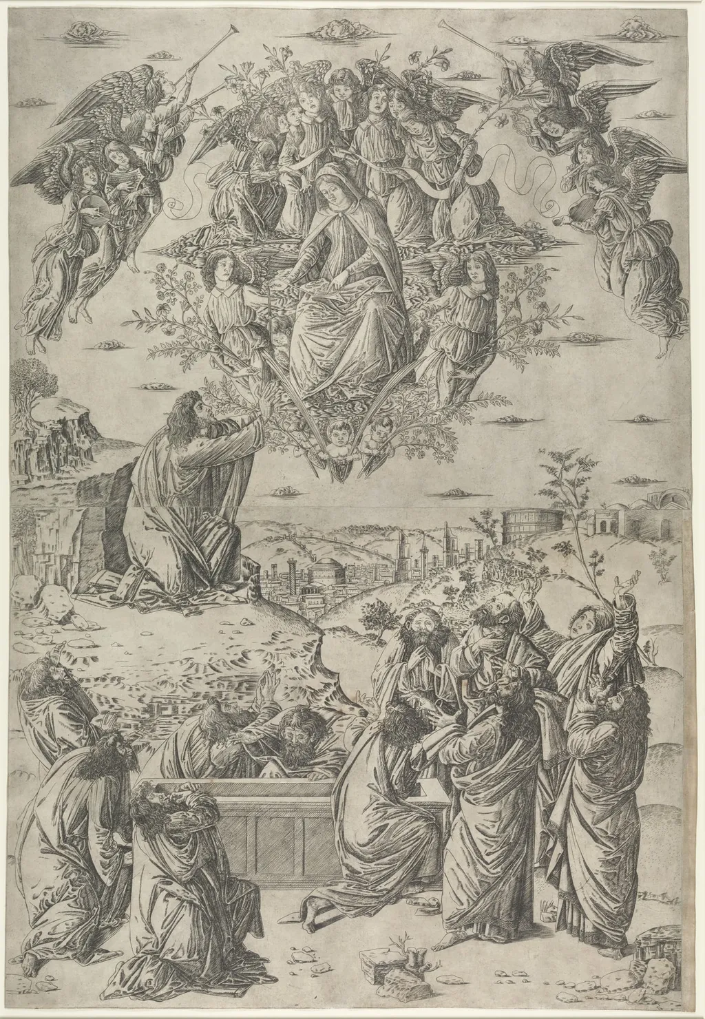 The Assumption of the Virgin, by Francesco Rosselli, 1495