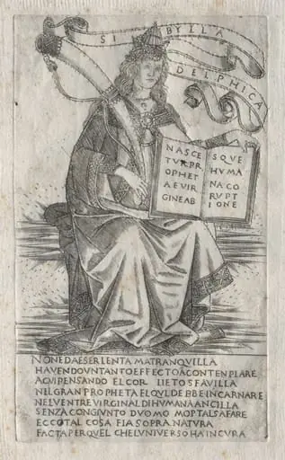 The Sibyls:  The Delphian Sibyl, by Francesco Rosselli