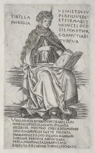 The Sibyls:  The Phrygian Sibyl, by Francesco Rosselli
