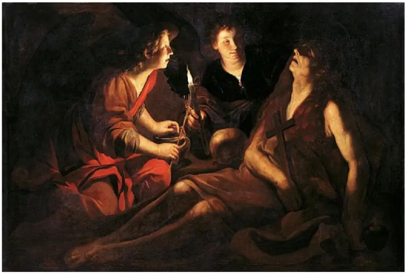 The death of Saint Mary Magdalene, by Francesco Rustici