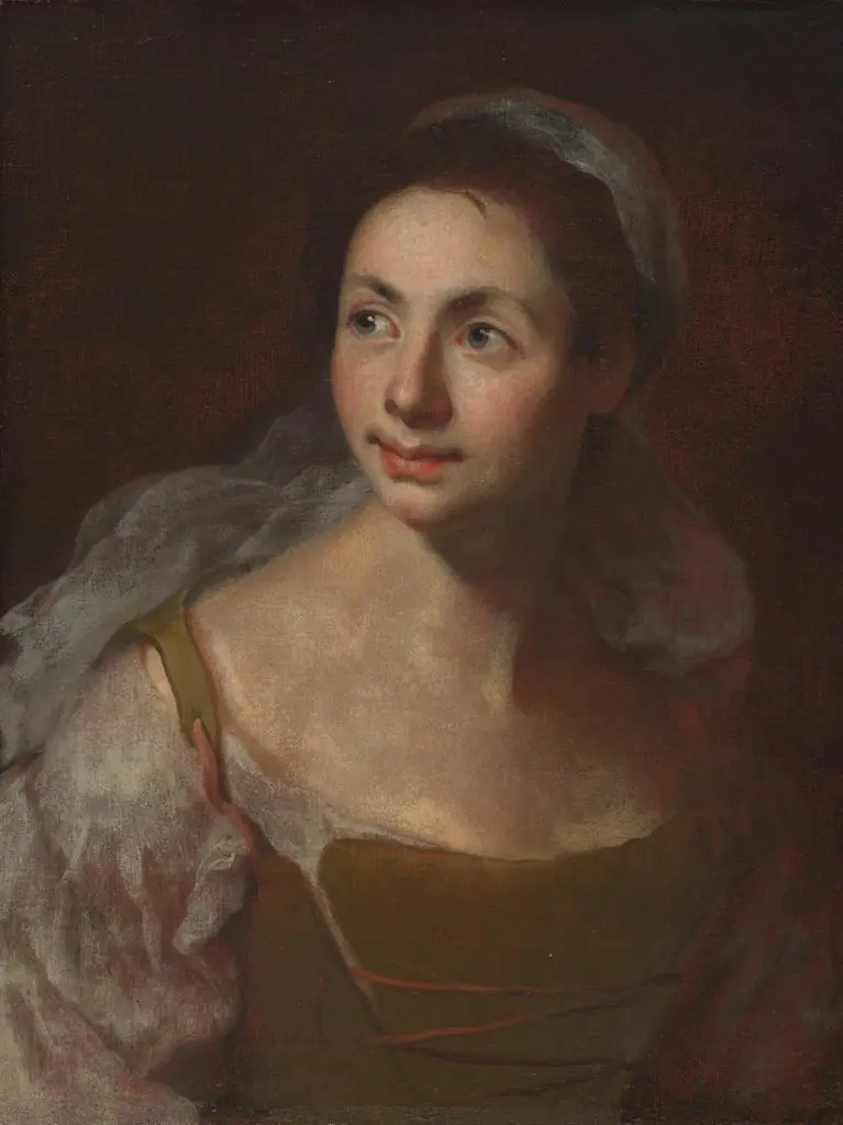Portrait of a Girl, by Francesco Solimena