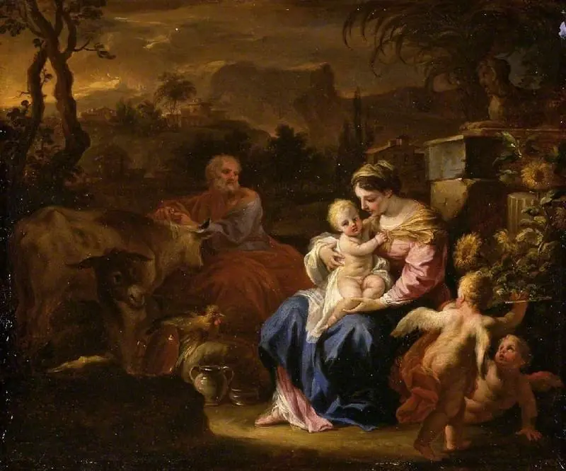 Rest on the Flight into Egypt, by Francesco Solimena
