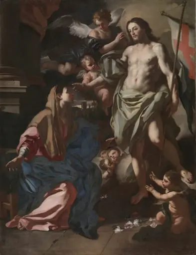 The Risen Christ Appearing to the Virgin, by Francesco Solimena