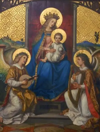 Maica Domnului împărăteasă cerească, by Francesco Standinger