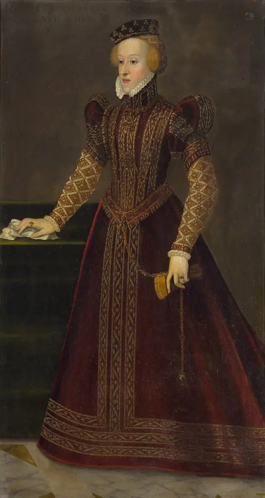 Erzherzogin Barbara (1539-1572), Herzogin von Ferrara in ganzer Figur, by Francesco Terzi