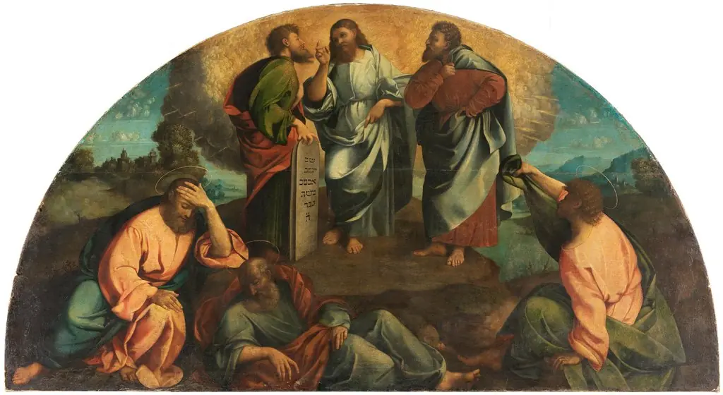 Transfiguration of Jesus (lunette), by Francesco Torbido