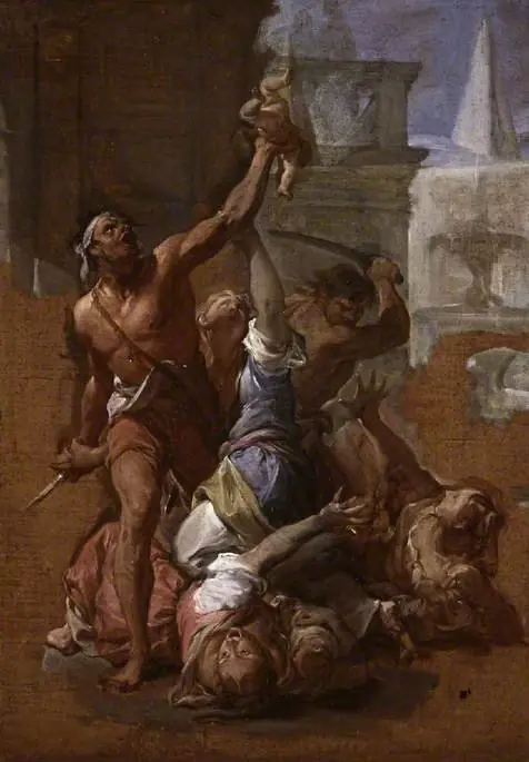 Study for 'The Massacre of the Innocents', by Francesco Trevisani