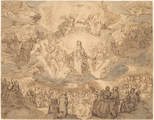 The Virgin, Queen of Heaven, by Francesco Vanni