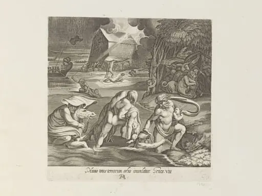 The Deluge, by Francesco Villamena