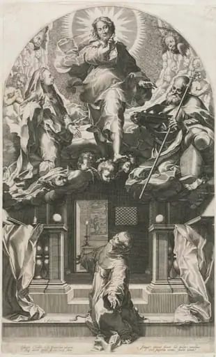 The Ecstasy of St. Francis, by Francesco Villamena
