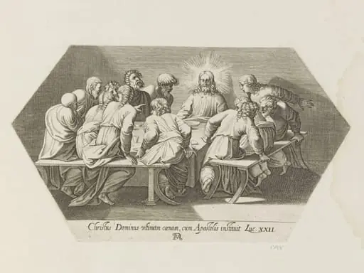 The Last Supper, by Francesco Villamena