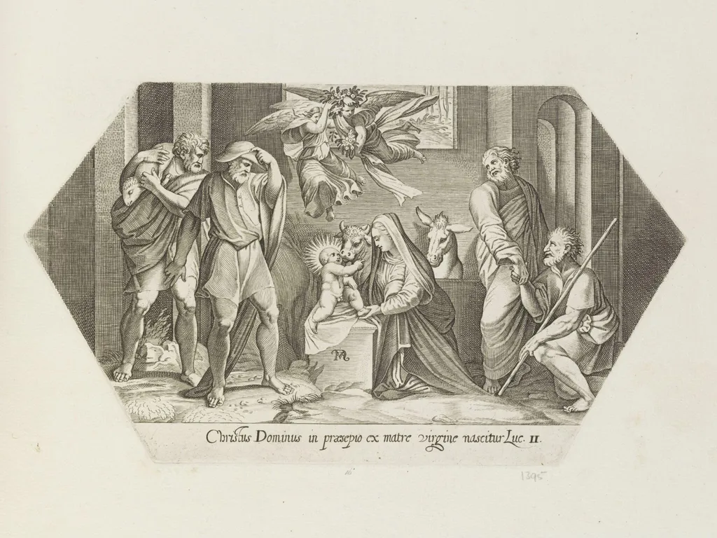 The Nativity, by Francesco Villamena