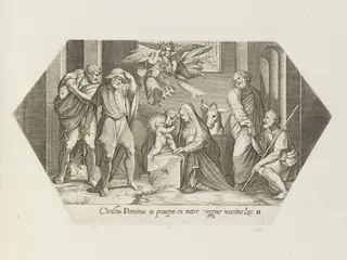 The Nativity, by Francesco Villamena