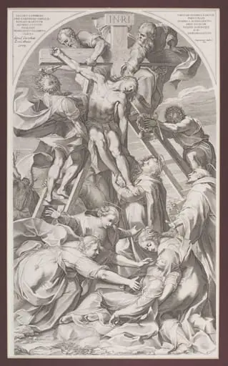 The Taking Down from the Cross, by Francesco Villamena