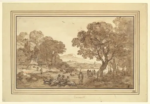 Landscape with Shepherds, by Francesco Zuccarelli