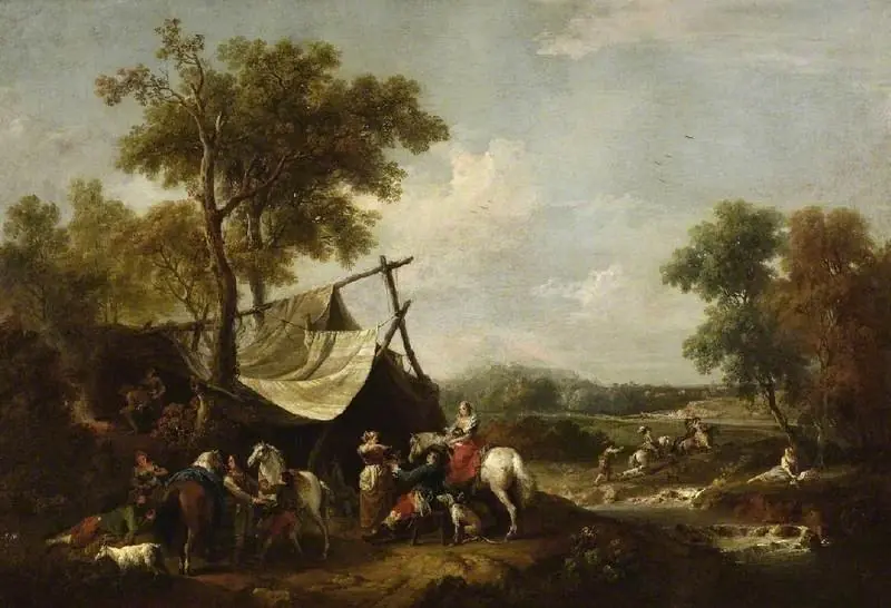 Refreshment during the ride, by Francesco Zuccarelli
