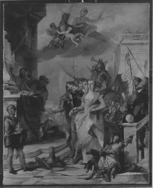 Iphigenie wird zum Tempel geführt, by Francesco Zugno