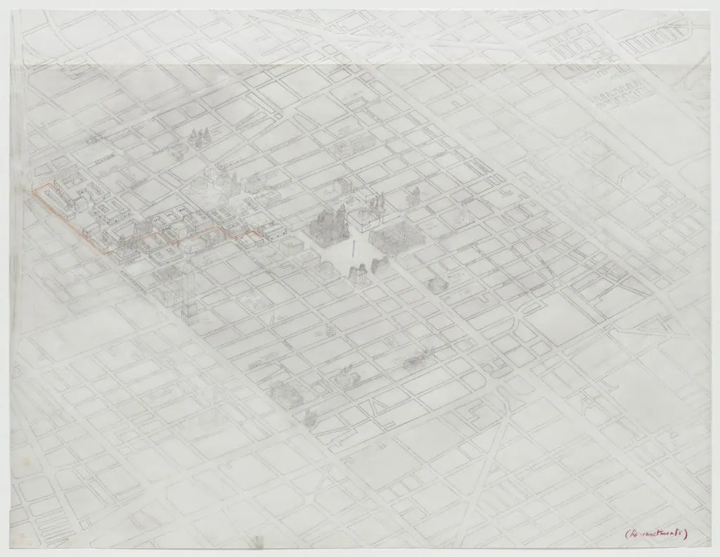 Untitled, by Francis Alÿs, graphite