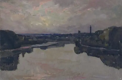 River - Sunset, by Francis Armstrong