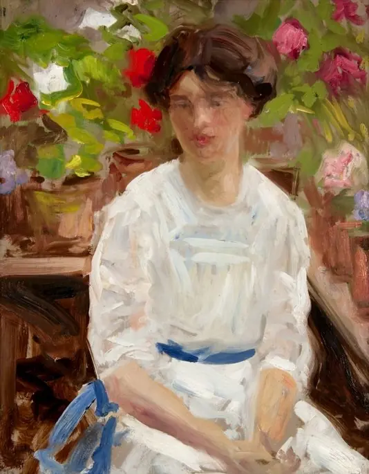 Lady in White, by Francis Cadell