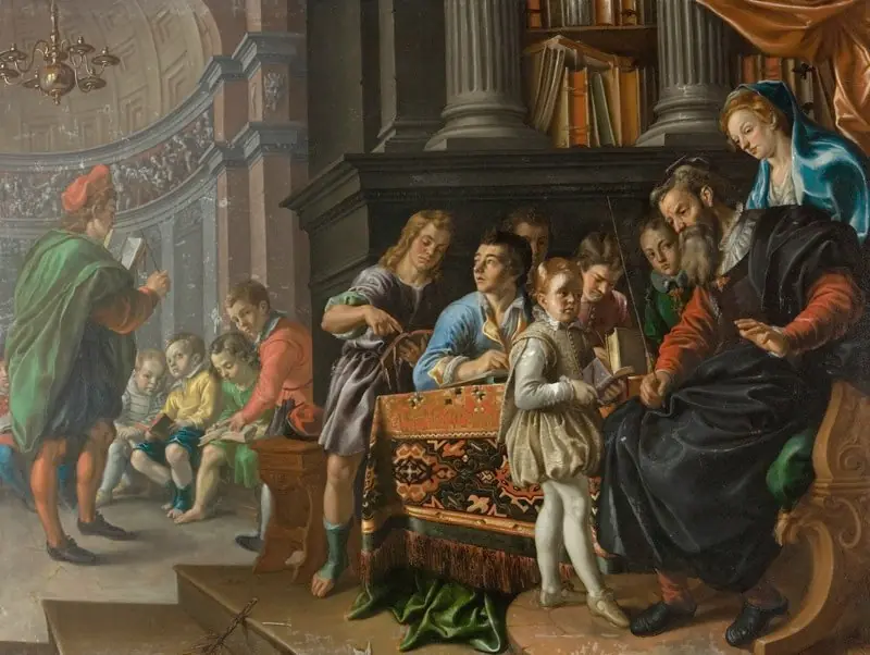 A Boys' School, by Francis Cleyn