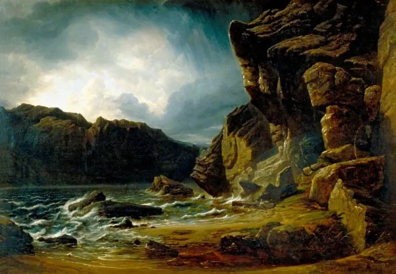 Liensfiord Lake, Norway, by Francis Danby