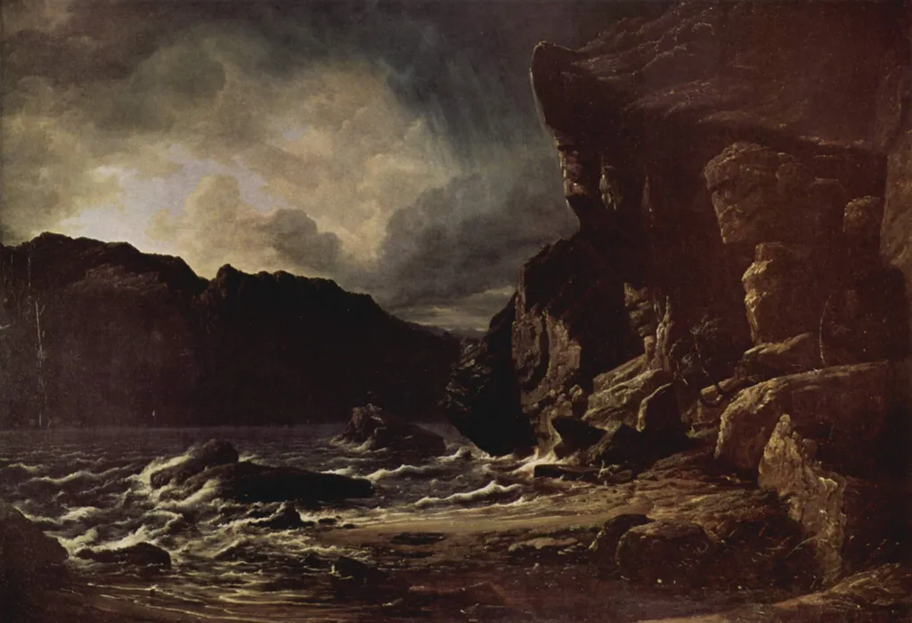 Norwegian Sea, by Francis Danby, oil, 1841