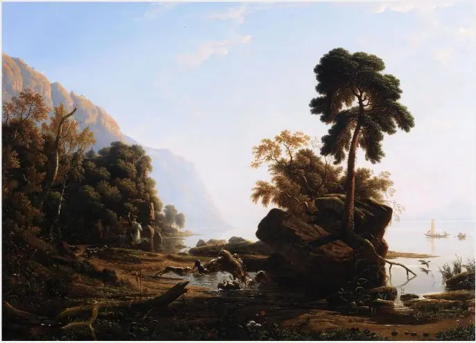 The Stag Hunt, by Francis Danby
