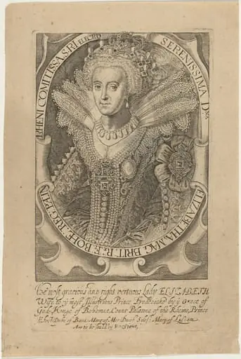 Elizabeth, Queen of Bohemia, by Francis Delaram