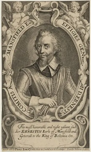 Ernestus Earle of Mansfield, by Francis Delaram