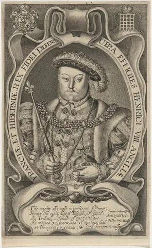 Henrici VIII Angliae, Franciae et Hiberniam Rex (King Henry VIII), by Francis Delaram
