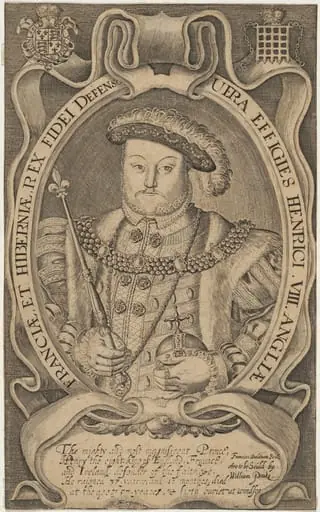 Henrici VIII Angliae, Franciae et Hiberniam Rex (King Henry VIII), by Francis Delaram