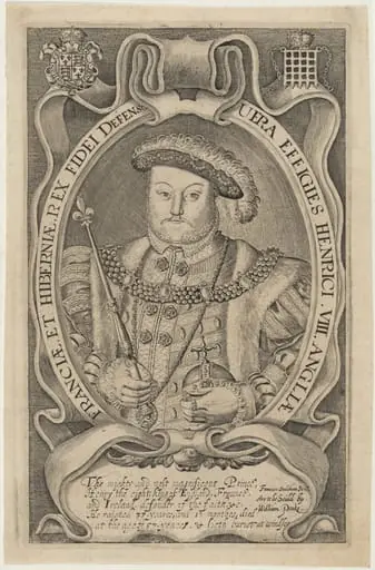 Henrici VIII Angliae, Franciae et Hiberniam Rex (King Henry VIII), by Francis Delaram