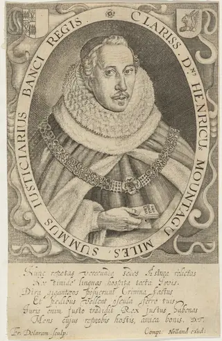 Henricus Montagu (Henry Montague, First Earl of Manchester), by Francis Delaram