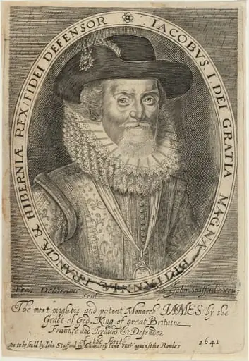 James I, by Francis Delaram