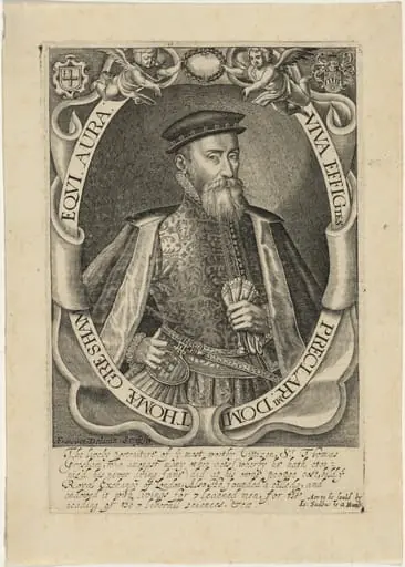 Sir Thomas Grisham, by Francis Delaram